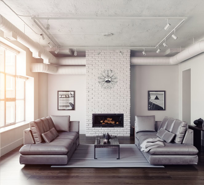 Modern living room interiorModern living room interior. Why is IAQ important?