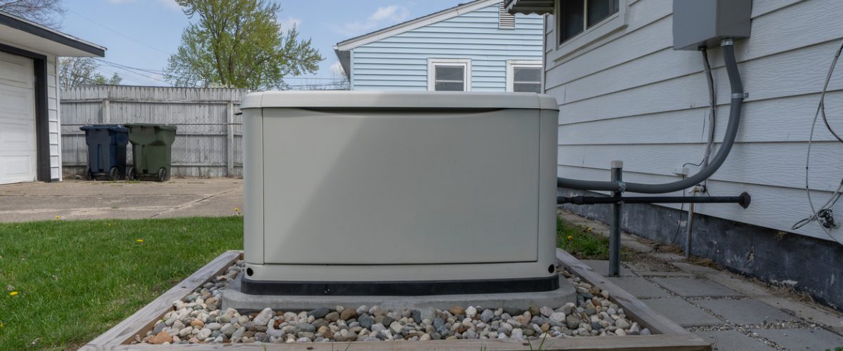 A professionally installed home standby generator in Picayune, ready to power your home when an outage happens.